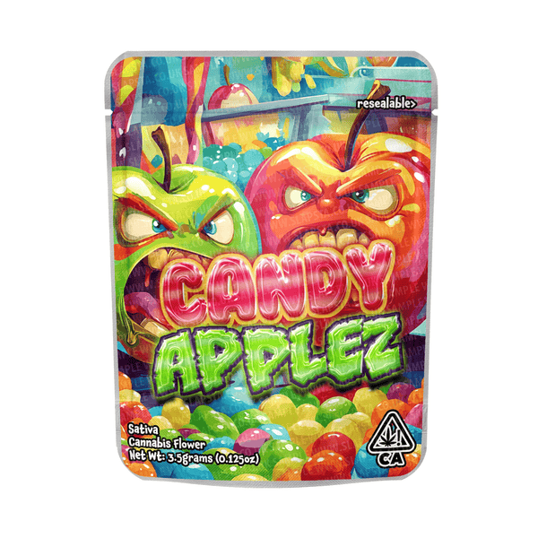 Candy Applez Mylar Pouches Pre - Labeled - SLAPSTA