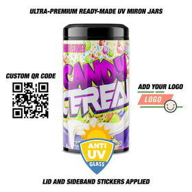 Candy Cereal UV Miron Jars