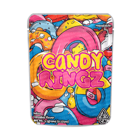 Candy Ringz Mylar Pouches Pre-Labeled