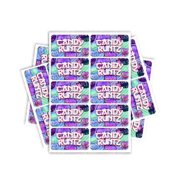 Candy Runtz Rectangle / Pre - Roll Labels - SLAPSTA