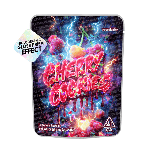 Cherry Cookies Holo Mylar Sticker Packs - SLAPSTA