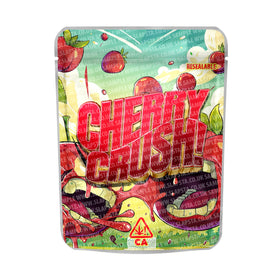 Cherry Crush Mylar Pouches Pre-Labeled