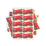 Cherry Crush Rectangle / Pre - Roll Label - Pre - Roll (10.16cm x 6.7cm)