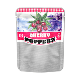 Cherry Popperz Mylar Pouches Pre-Labeled