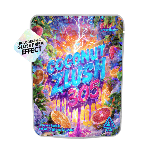 Coconut Zlush 305 Holo Mylar Sticker Packs - SLAPSTA