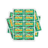 Cookie Breath Rectangle / Pre - Roll Label - Pre - Roll (10.16cm x 6.7cm)