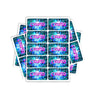 Crypto Gelato Rectangle / Pre-Roll Label - Pre-Roll (10.16cm x 6.7cm) / 10
