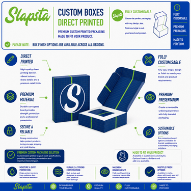 Custom Boxes for 3.5g Bags - 1000pcs