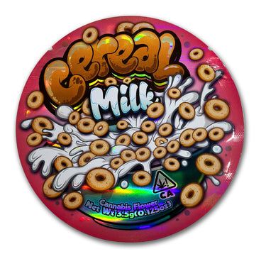 Custom Circle 3.5g (1/8 Ounce) Mylar Sticker Bags - SLAPSTA