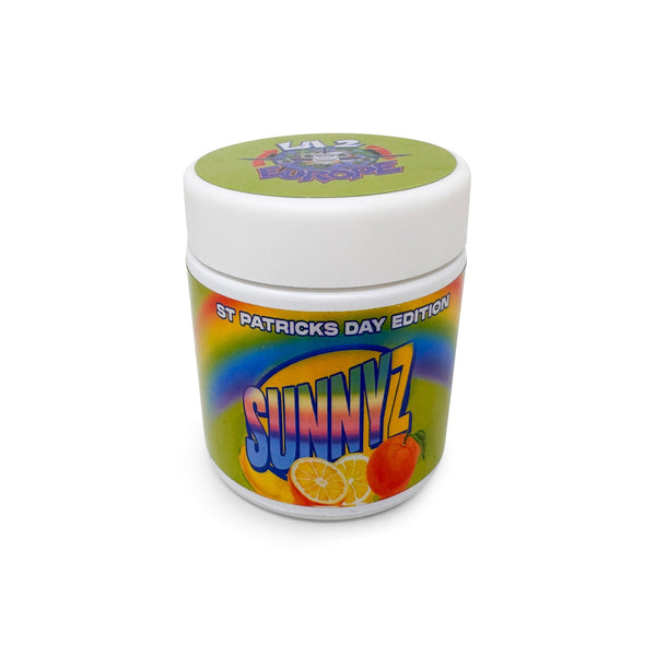 Custom Matte White 7g (Quarter Ounce) Glass Jars - SLAPSTA
