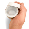 Custom Matte White 7g (Quarter Ounce) Glass Jars - SLAPSTA
