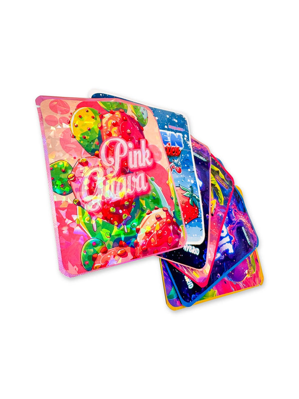 Custom Round Edge 3.5g (1/8 Ounce) Mylar Sticker Bags - SLAPSTA