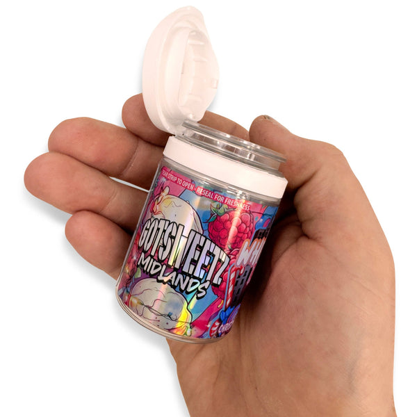 Custom Tamper Evident Plastic Jars - SLAPSTA