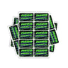 Deep Jungle Rectangle / Pre - Roll Label - Pre - Roll (10.16cm x 6.7cm)