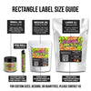 Designer Runtz Rectangle / Pre - Roll Label - SLAPSTA