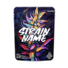 Editable Strain Mylar Pouches Pre - Labeled - 3.5g (1/8oz)