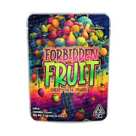 Forbidden Fruit Mylar Pouches Pre-Labeled