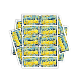 Frozen Lemons Rectangle / Pre-Roll Label