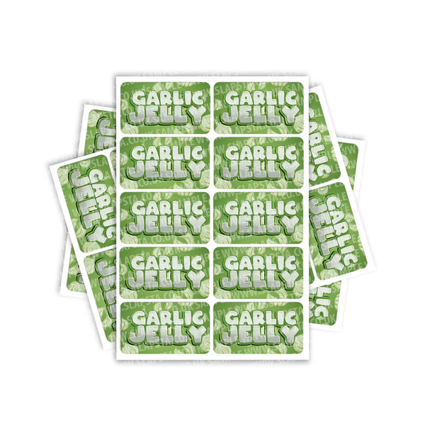 Garlic Jelly Rectangle / Pre - Roll Label - SLAPSTA