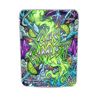 Gas Gimlet Mylar Pouches Pre - Labeled - SLAPSTA