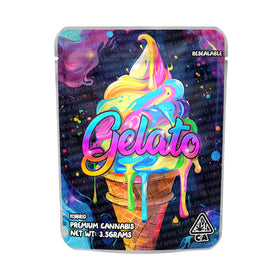 Gelato Mylar Pouches Pre-Labeled