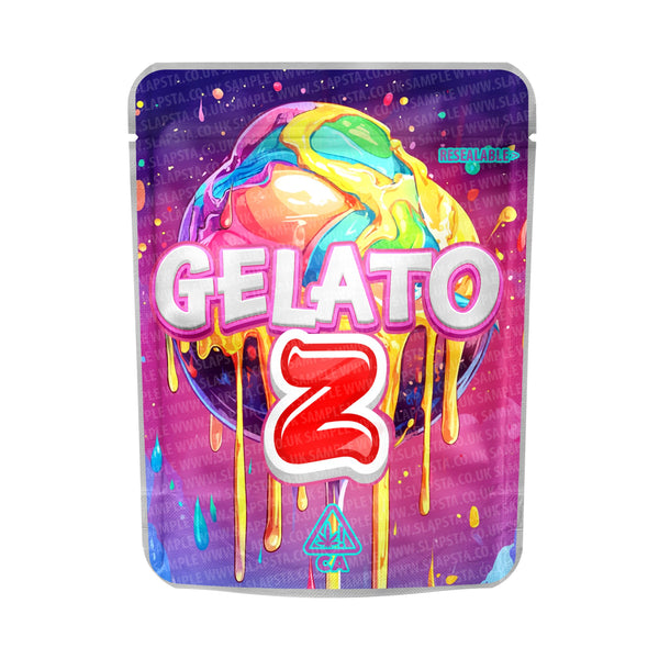 Gelato Z Mylar Pouches Pre - Labeled - SLAPSTA