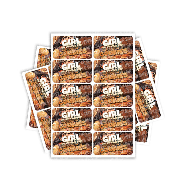 Girl Scout Cookies Rectangle / Pre - Roll Label - SLAPSTA