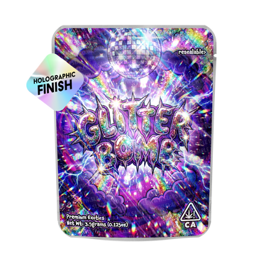 Glitter Bomb Mylar Sticker Packs - SLAPSTA