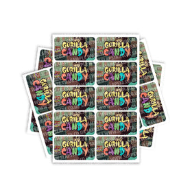 Gorilla Candy Rectangle / Pre-Roll Label