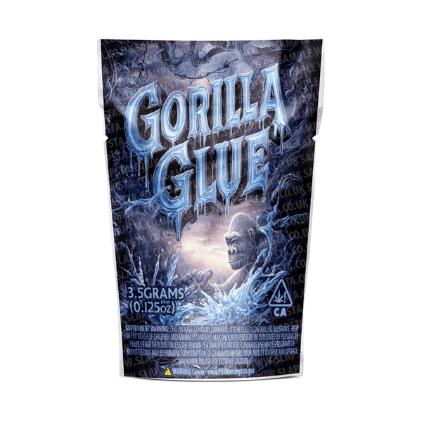 Gorilla Glue 4 Mylar Pouches Pre - Labeled - SLAPSTA