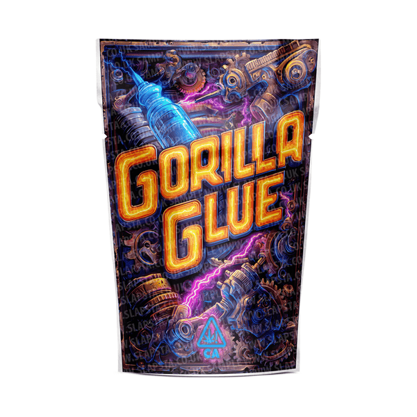 Gorilla Glue Mylar Pouches Pre - Labeled - SLAPSTA