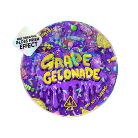 Grape Gelonade Circle Holo Mylar Sticker Packs
