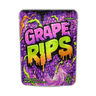 Grape Rips Mylar Pouches Pre - Labeled - 3.5g (1/8oz)