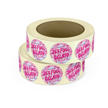 Jetfuel Gelato Circular Stickers - 2.5cm