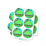 Key Lime Pie Circular Stickers - 2.5cm