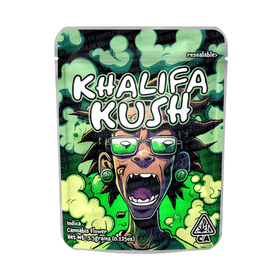 Khalifa Kush Mylar Pouches Pre-Labeled