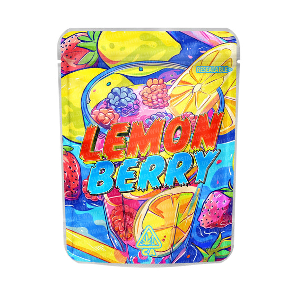 Lemon Berry Mylar Pouches Pre - Labeled - SLAPSTA