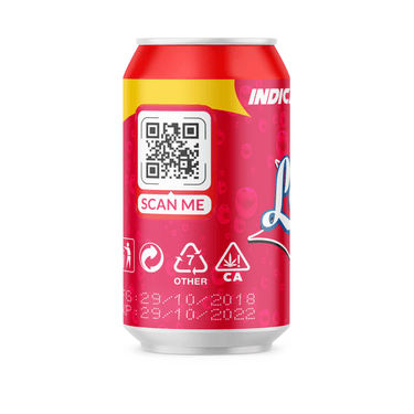 Lemon Cherry Plastic Soda Cans - SLAPSTA