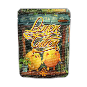 Lemon Citron Mylar Pouches Pre-Labeled