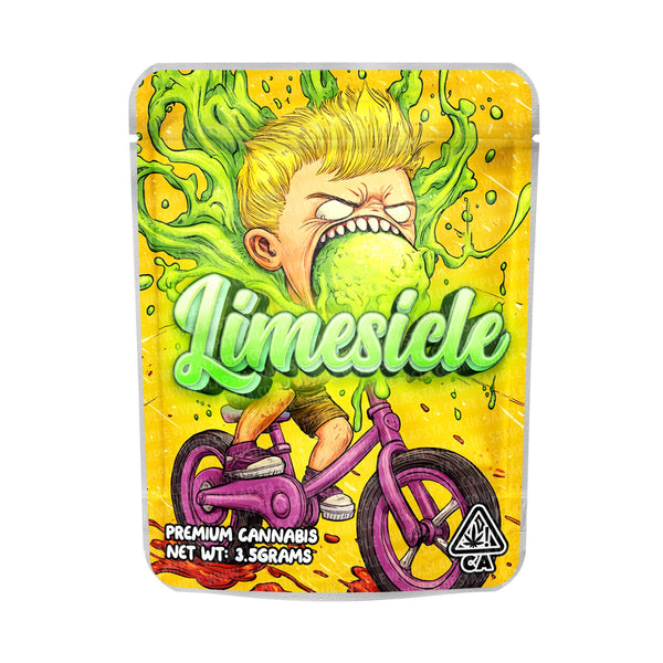 Limesicle Mylar Pouches Pre - Labeled - SLAPSTA