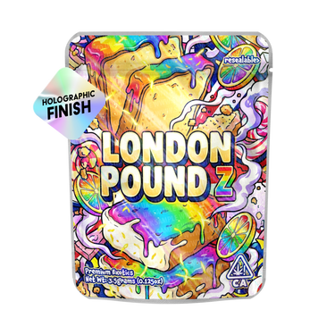 London Pound Z Mylar Sticker Packs - SLAPSTA