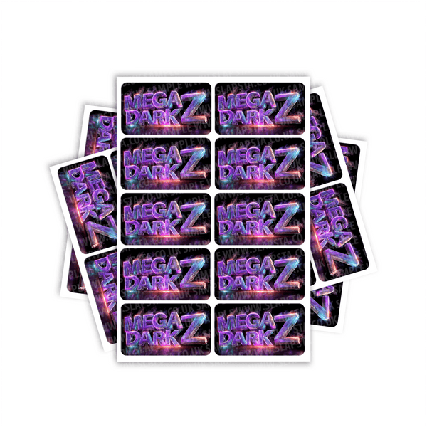 Mega - Z Dark Rectangle / Pre - Roll Label - SLAPSTA