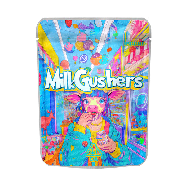 Milk Gushers Mylar Pouches Pre - Labeled - SLAPSTA