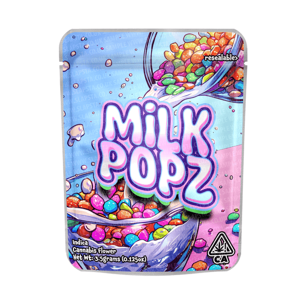 Milk Popz Mylar Pouches Pre - Labeled - SLAPSTA