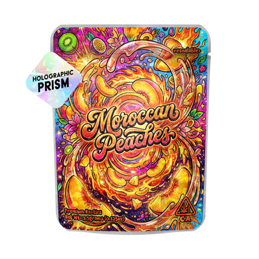 Moroccan Peaches Mylar Sticker Packs - SLAPSTA