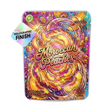 Moroccan Peaches Mylar Sticker Packs - SLAPSTA