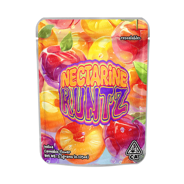 Nectarine Runtz Mylar Pouches Pre - Labeled - SLAPSTA