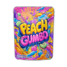 Peach Gumbo Mylar Pouches Pre - Labeled - 3.5g (1/8oz)