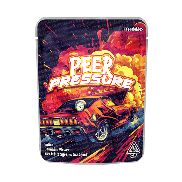 Peer Preassure Mylar Pouches Pre - Labeled - SLAPSTA