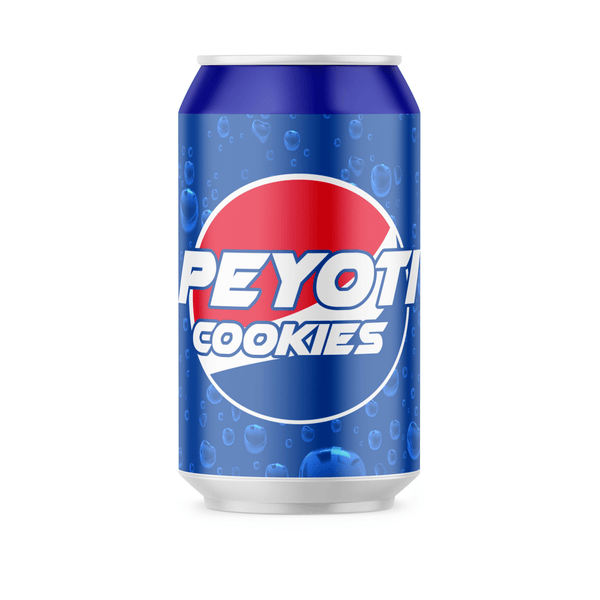 Peyote Cookies Plastic Soda Cans - SLAPSTA